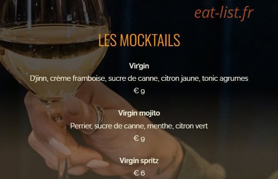 Restaurant d'En Fargou — carte page 26