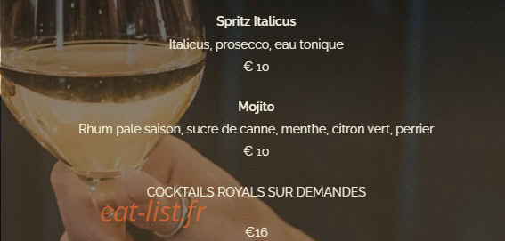 Restaurant d'En Fargou — carte page 25