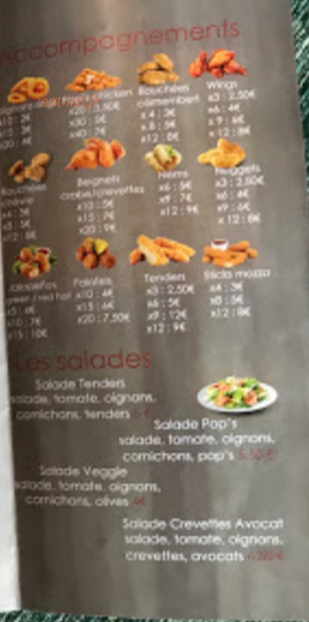 B.Burger — carte page 4