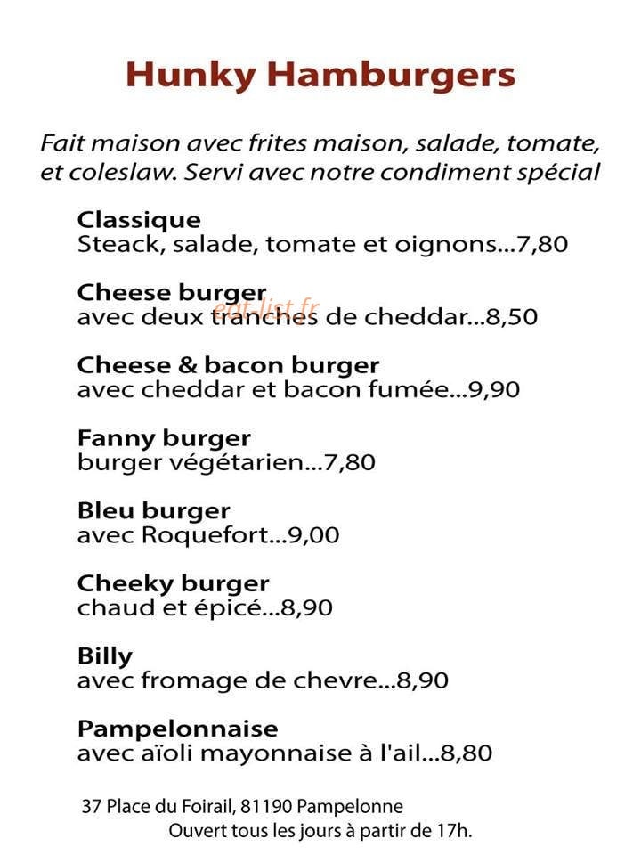 Le Caff — carte page 5
