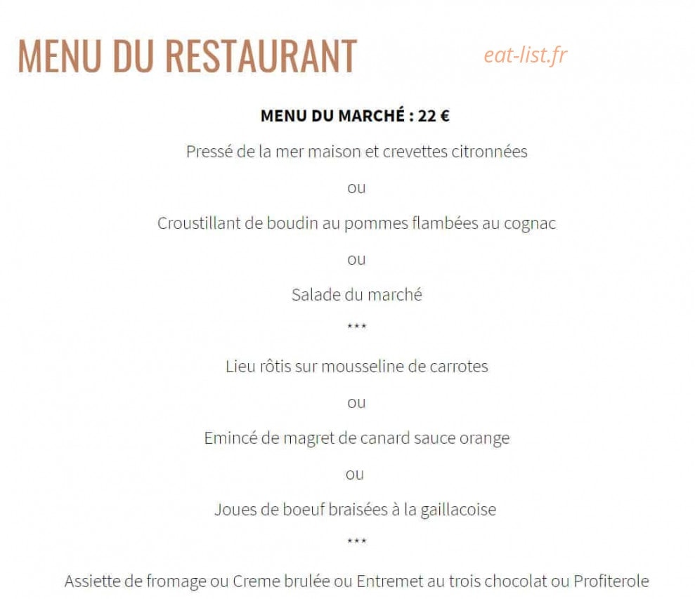 Le Millésime — carte page 2