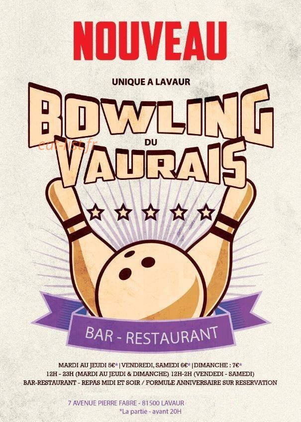 Bowling du Vaurais — carte page 1