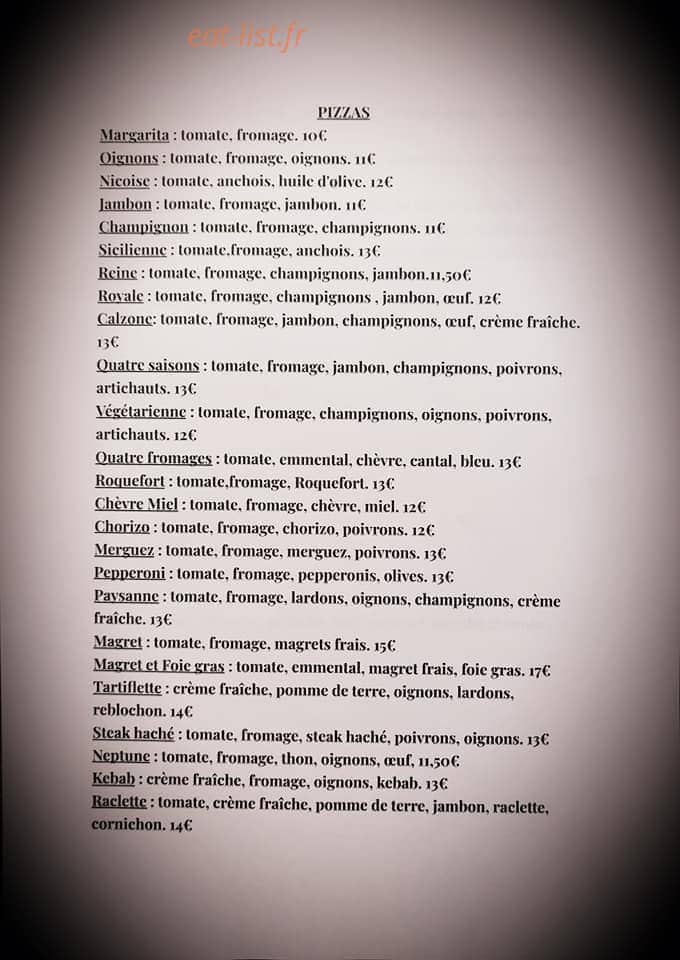 Chez Mama Selena — carte page 2