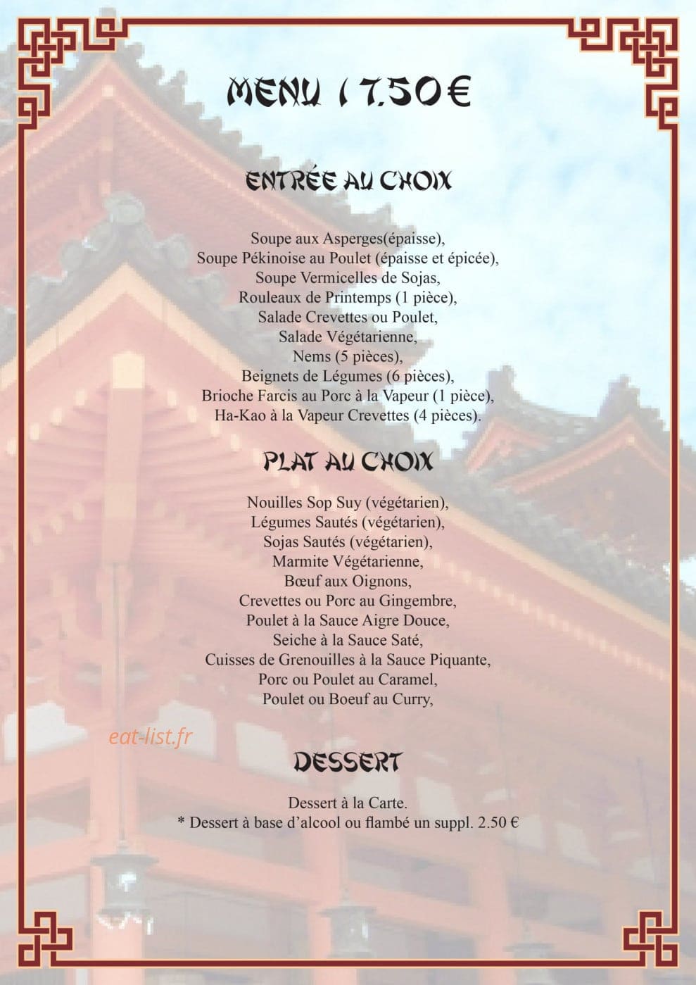 Chinatown — carte page 7