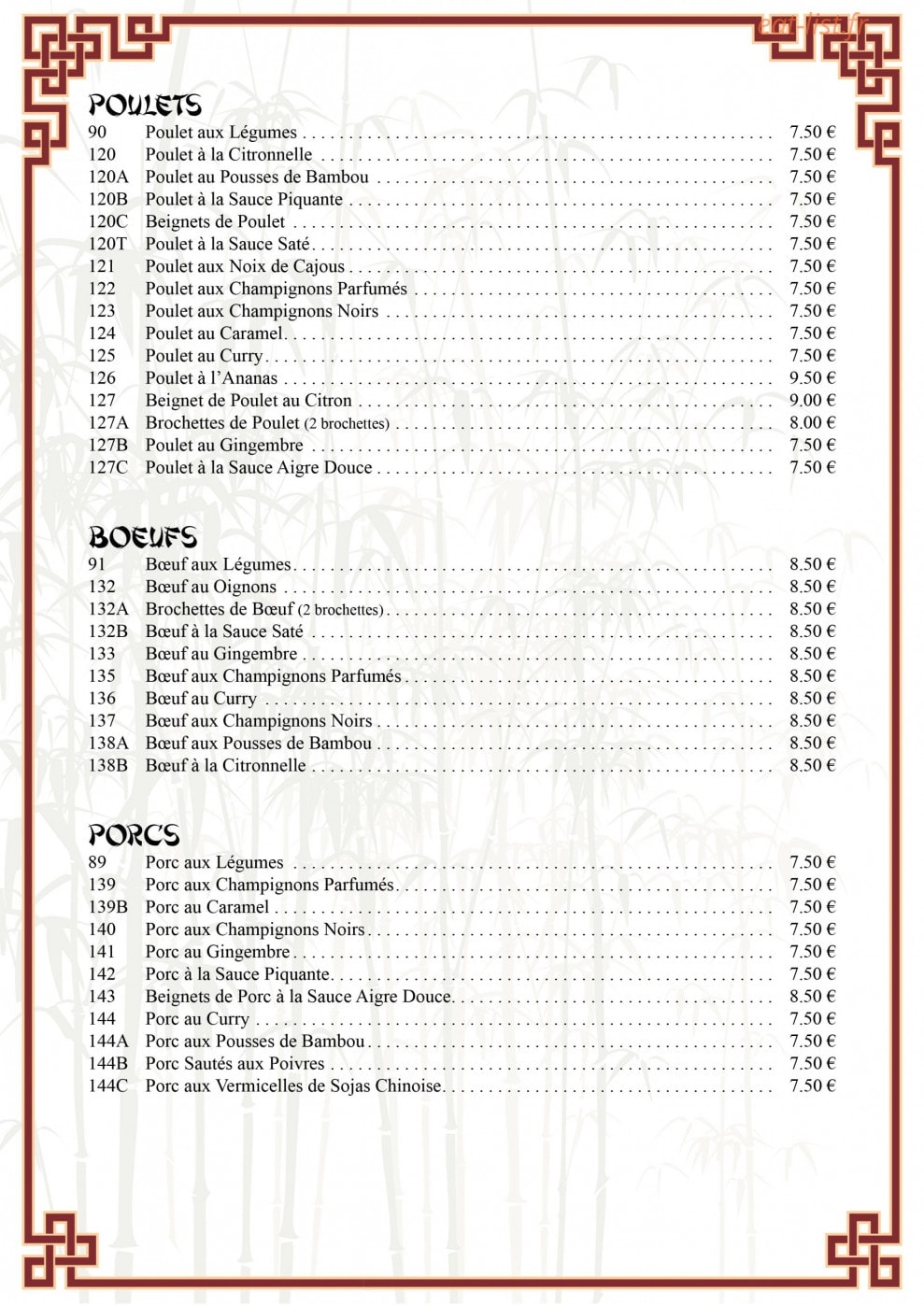 Chinatown — carte page 3