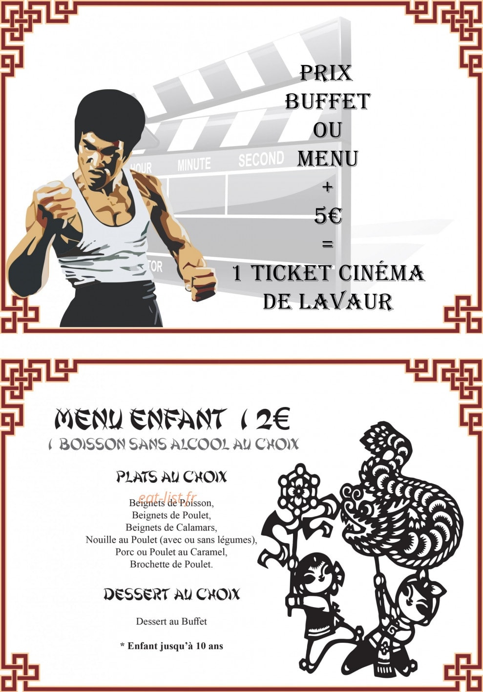 Chinatown — carte page 6