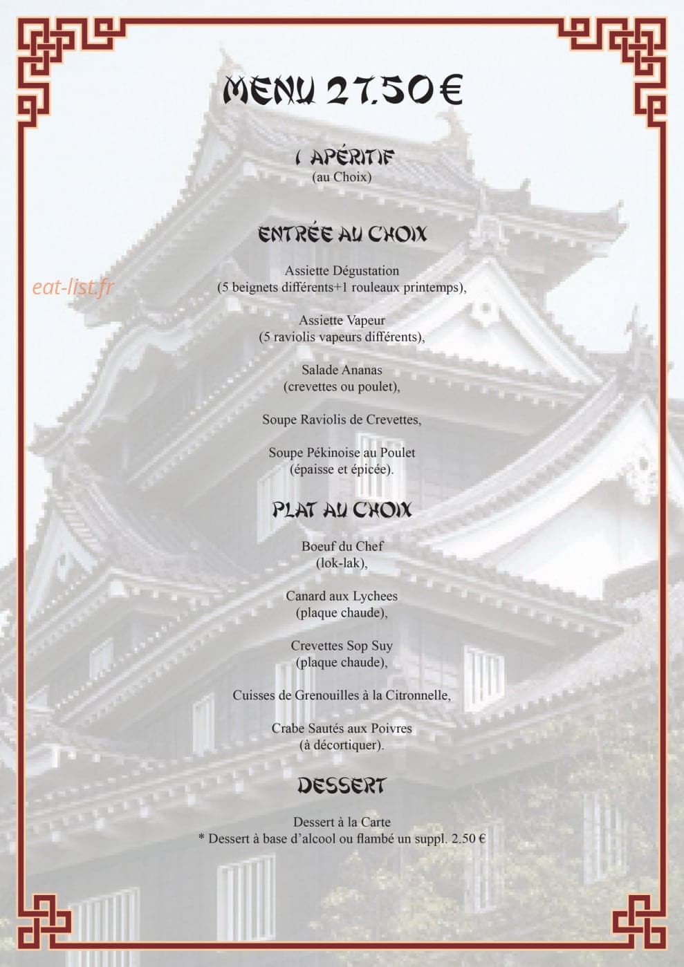 Chinatown — carte page 8