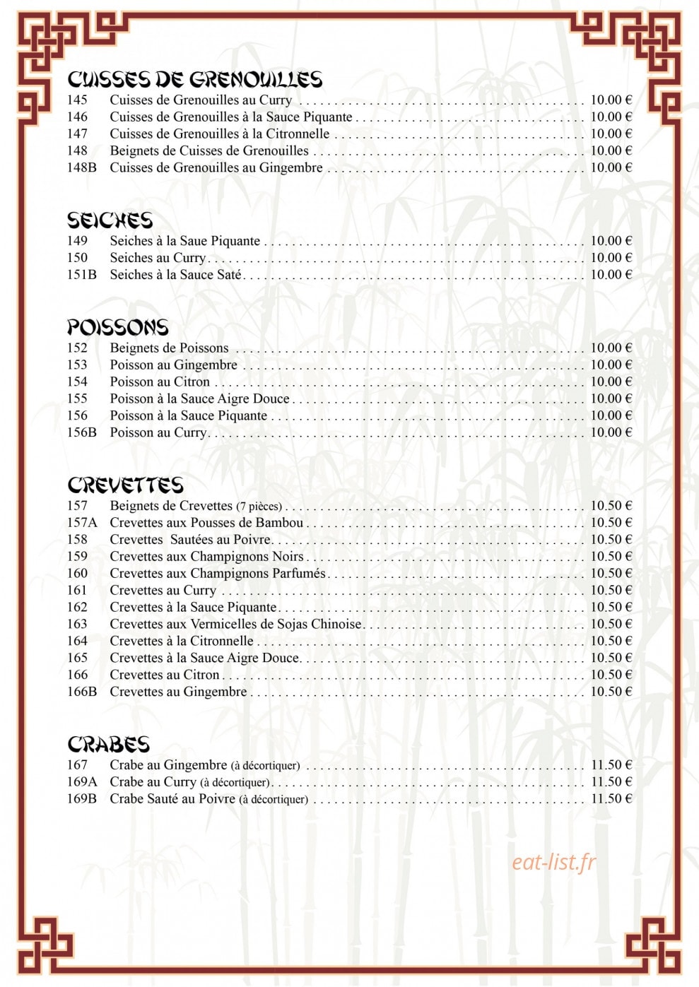 Chinatown — carte page 4