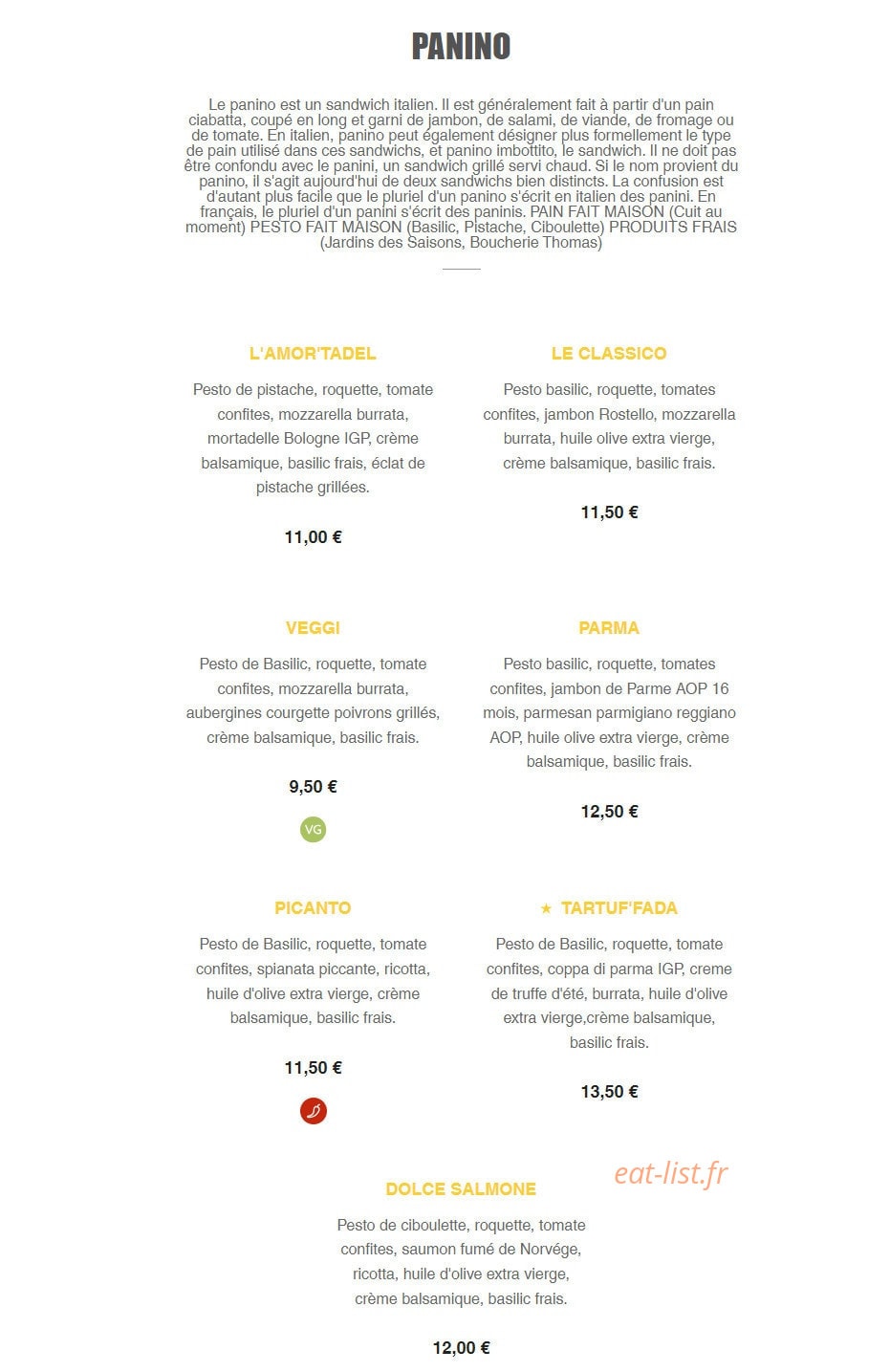 Mozzo — carte page 1