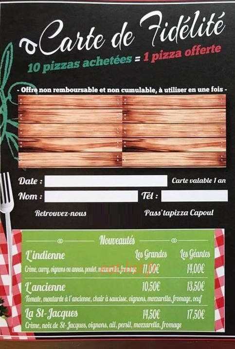 Pass'tapizza — carte page 5