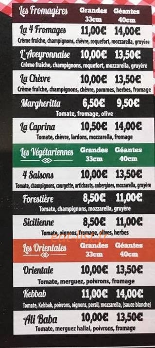 Pass'tapizza — carte page 4