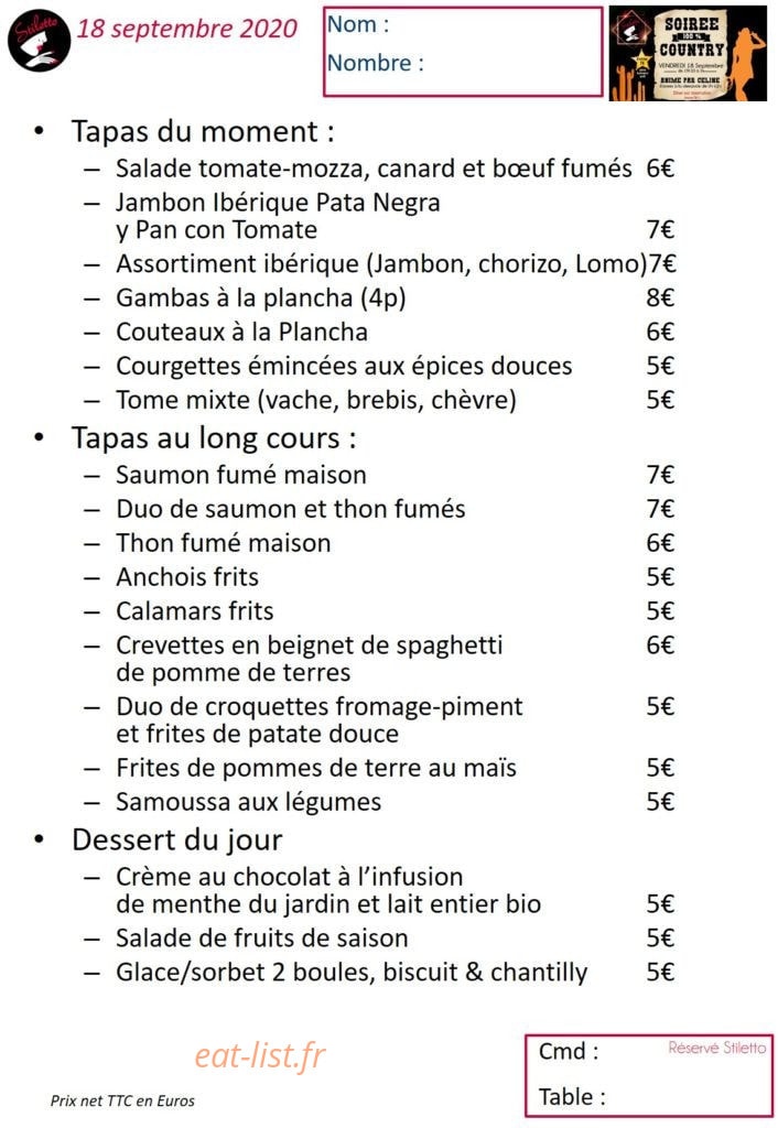 Stiletto — carte page 1