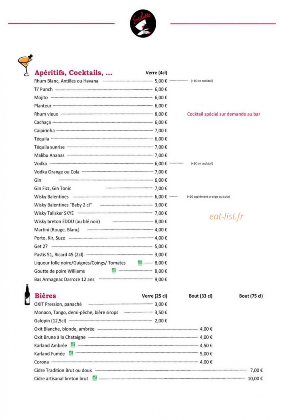 Stiletto — carte page 3