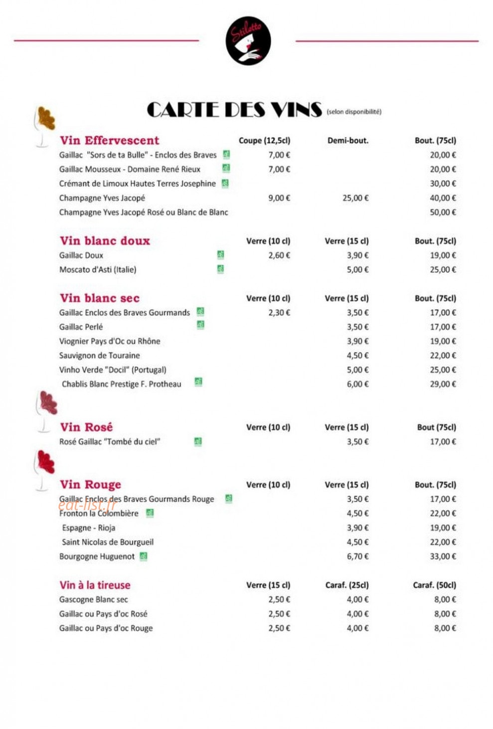 Stiletto — carte page 4