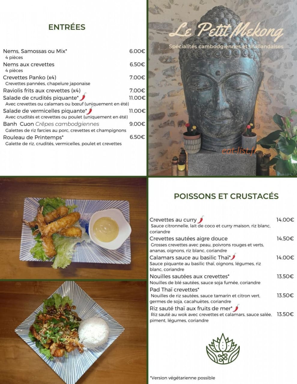 Le Petit Mekong — carte page 1