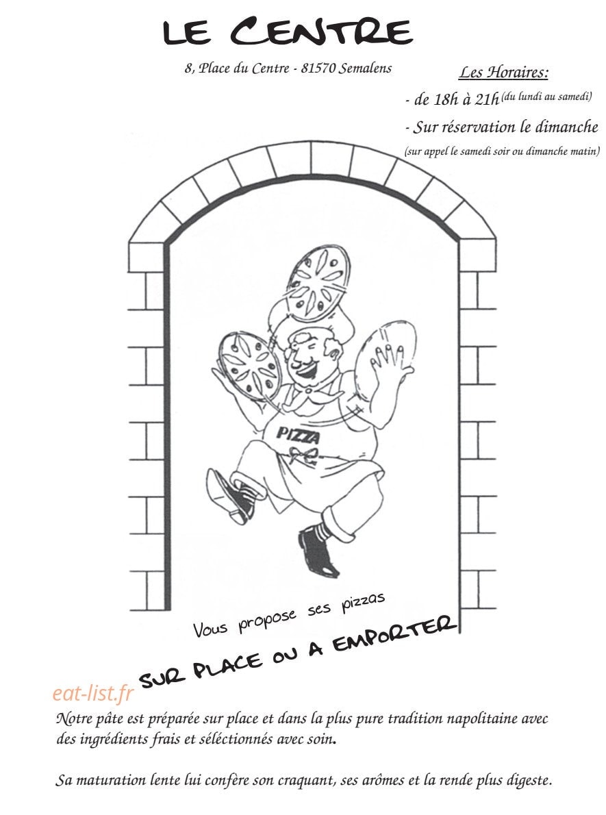 Le Centre — carte page 1
