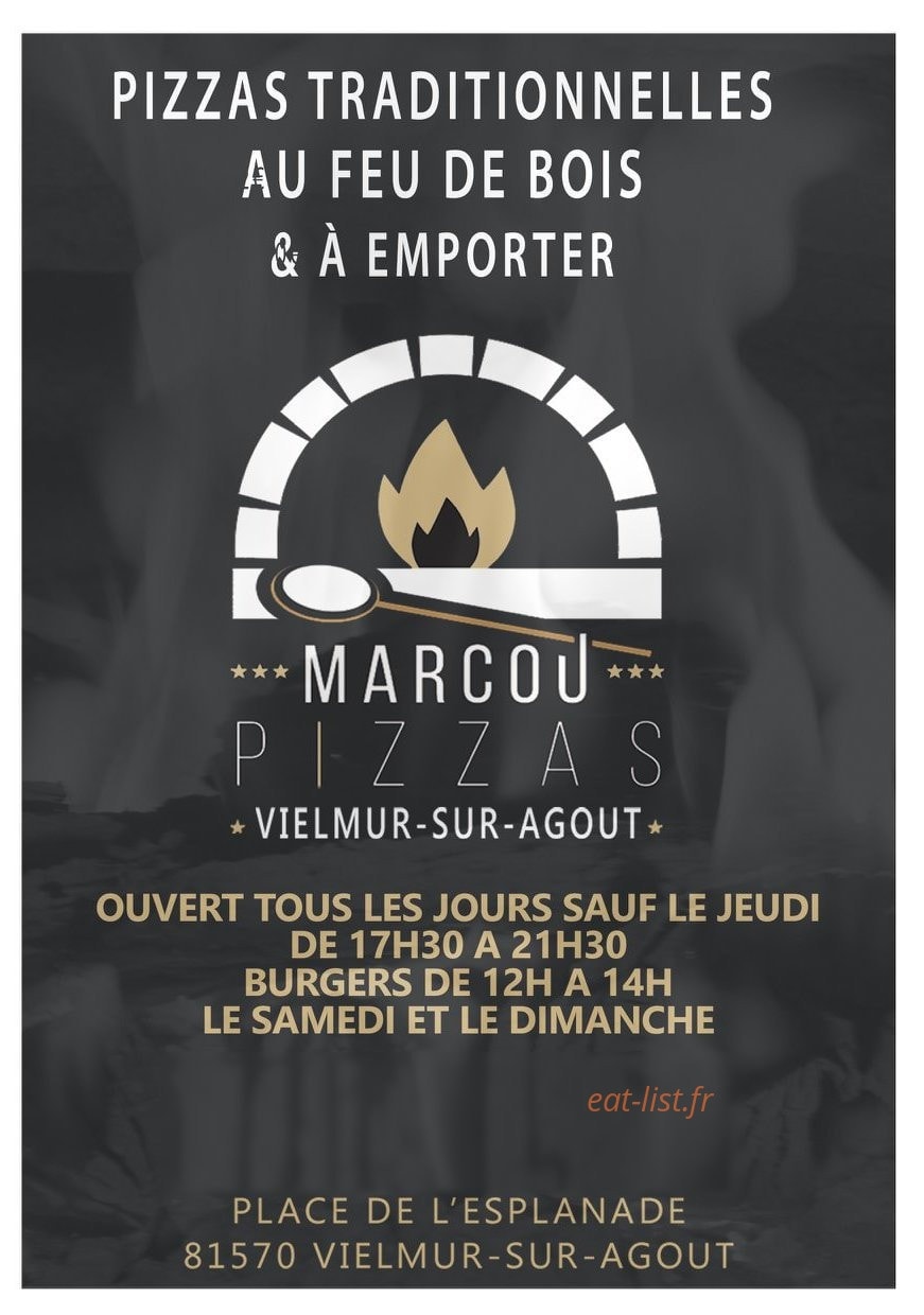 Pizza Marcou — carte page 1