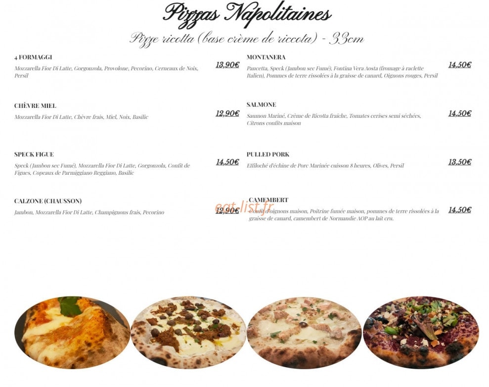 Napolitana — carte page 2