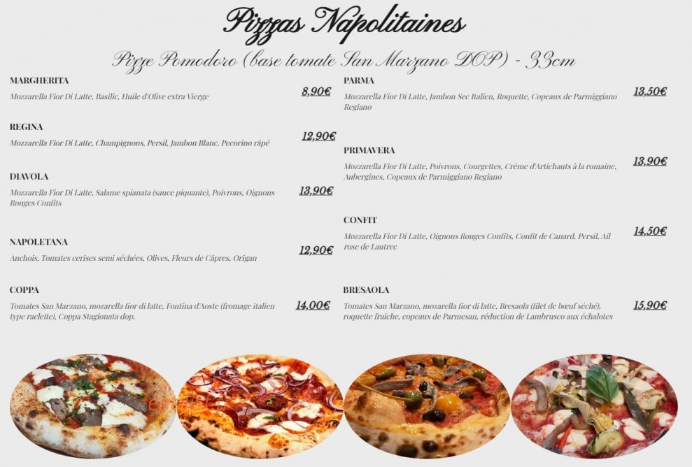 Napolitana — carte page 1