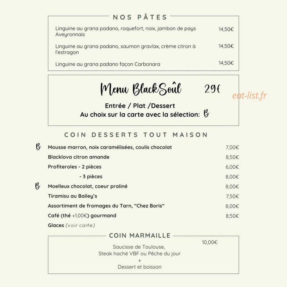 Black Soul — carte page 3
