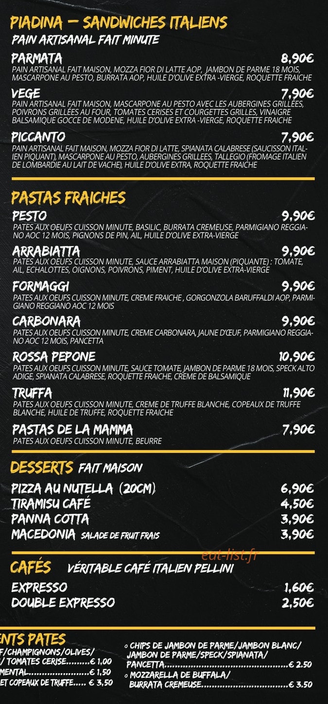 Chez Pepone — carte page 5