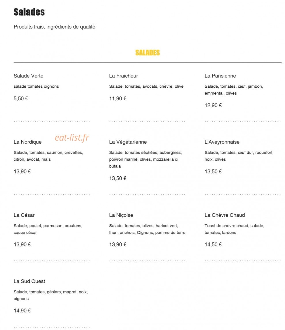 Imag'in Pizza — carte page 4