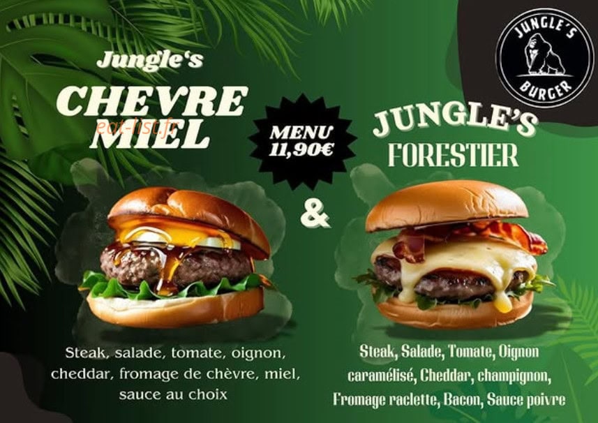 Jungles Burger — carte page 2