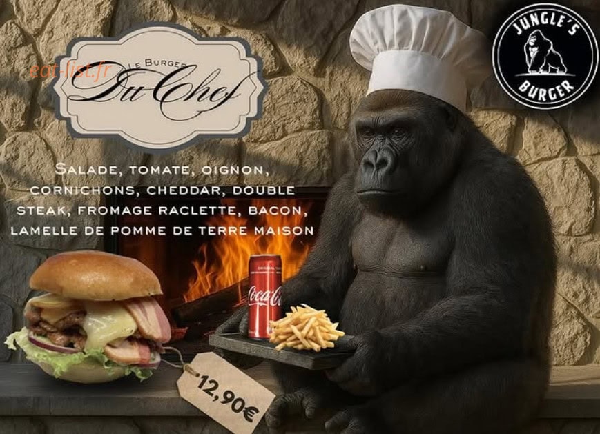 Jungles Burger — carte page 4