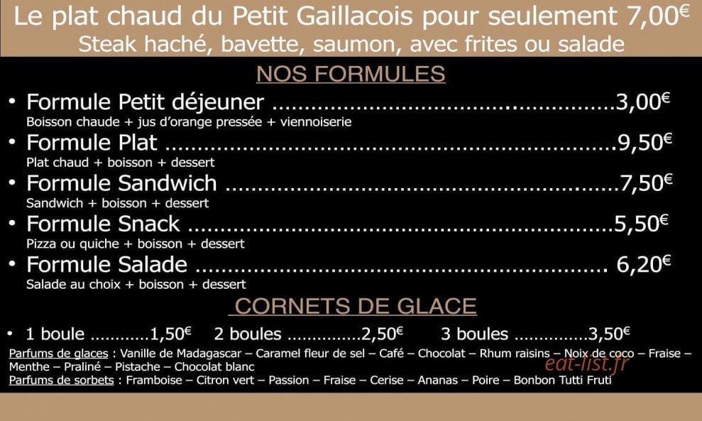 Le Petit Gaillacois — carte page 2