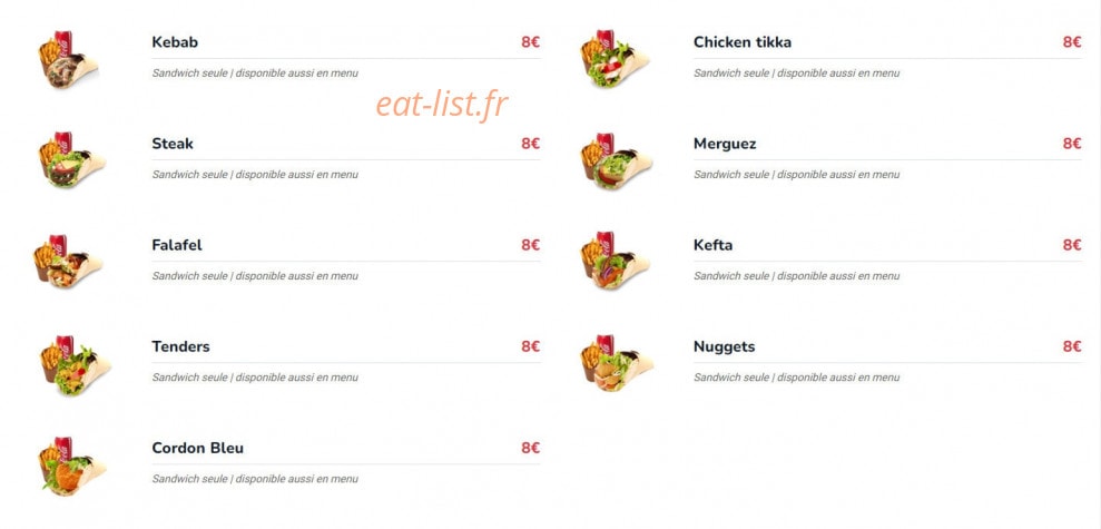 My Naan & Tacos — carte page 5