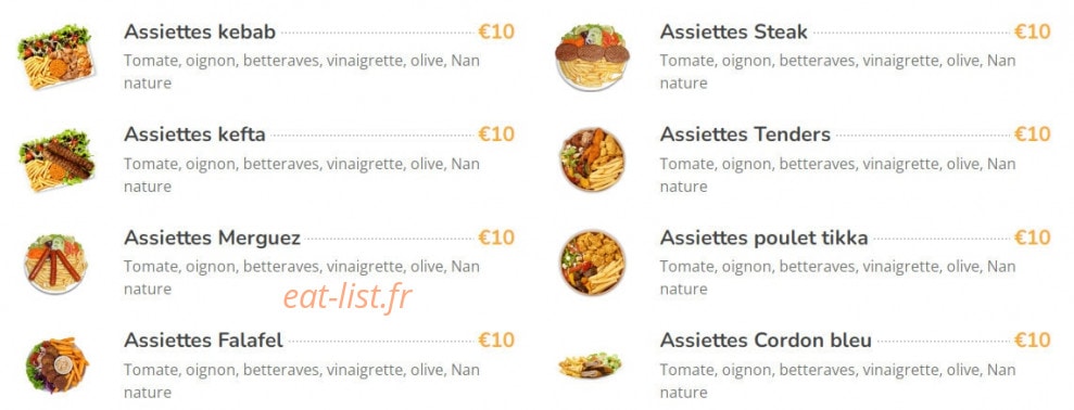 Ô Délices — carte page 2