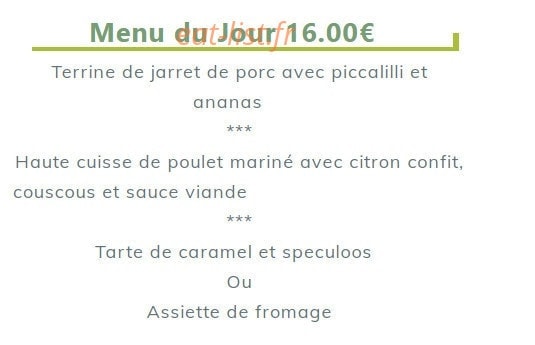 La Chênaie — carte page 1