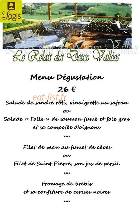 Le Relais Des Deux Vallees — carte page 4