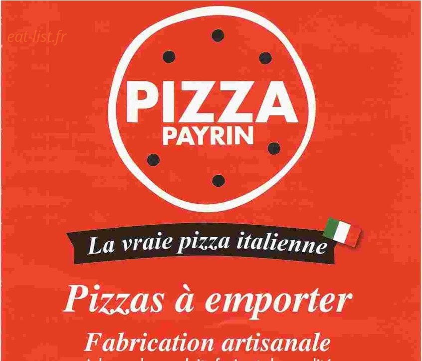 Pizza Payrin — carte page 1