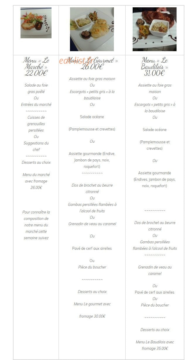 Le Baudilois — carte page 1