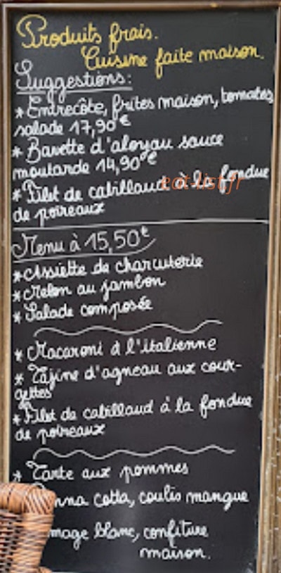 Le Pastel — carte page 1