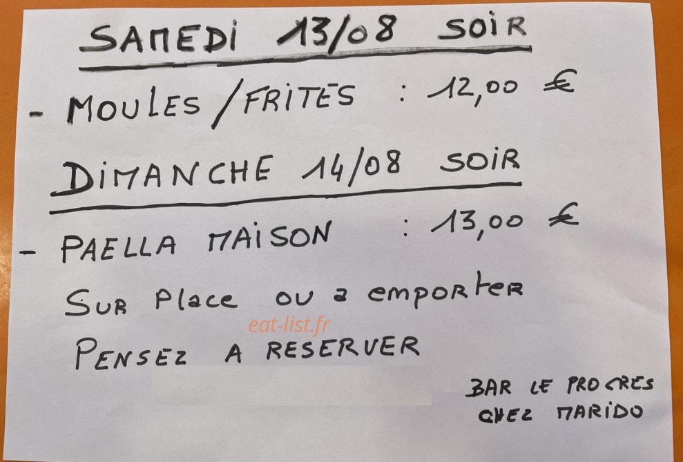 Le Progrès — carte page 1