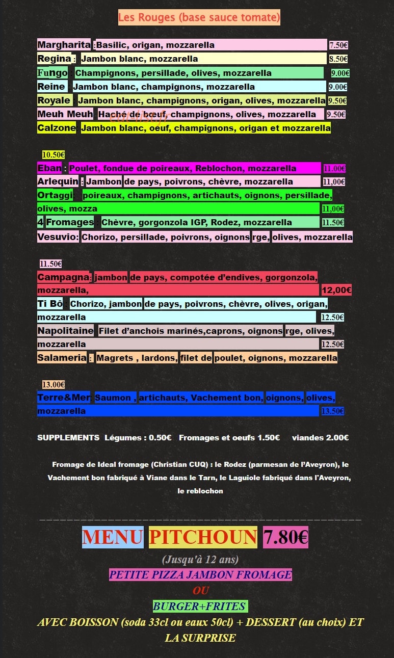 La Grignotte Cambon — carte page 4