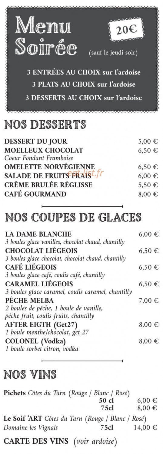 Le grand chêne — carte page 2