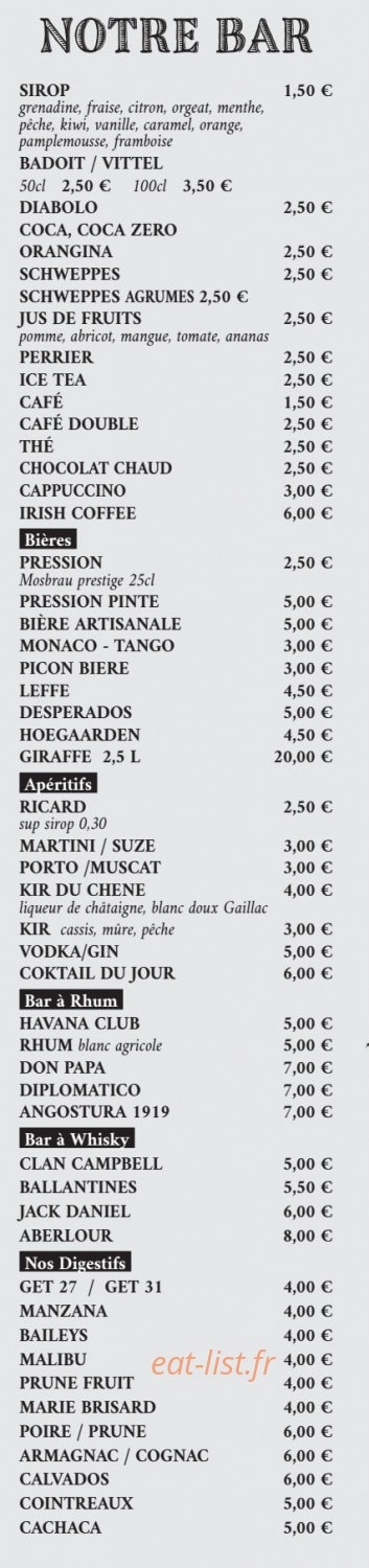 Le grand chêne — carte page 3