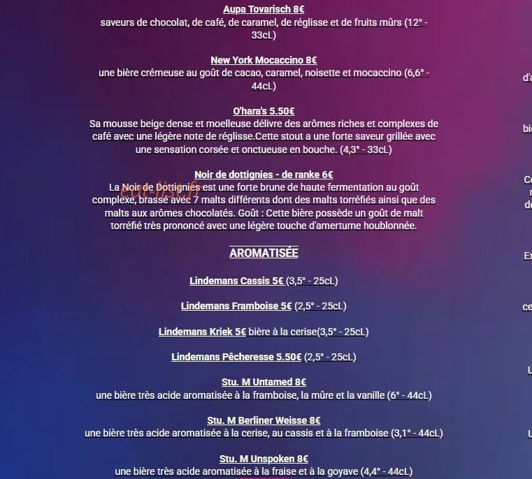 Le sept — carte page 10