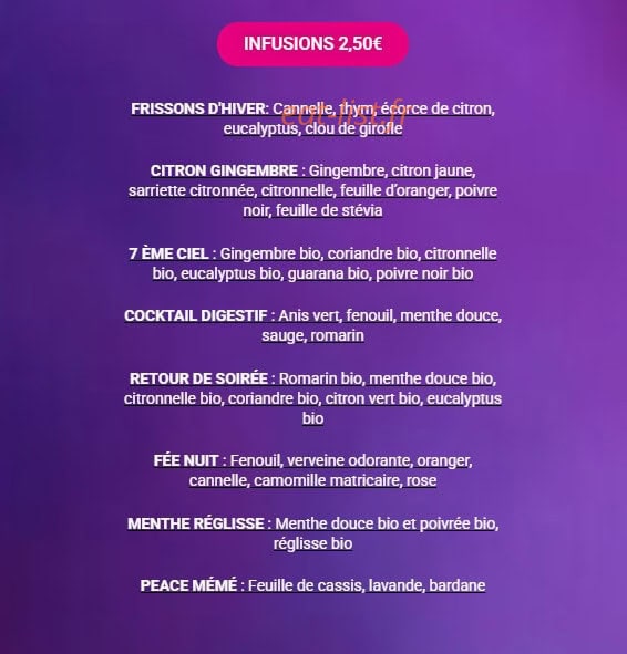 Le sept — carte page 7