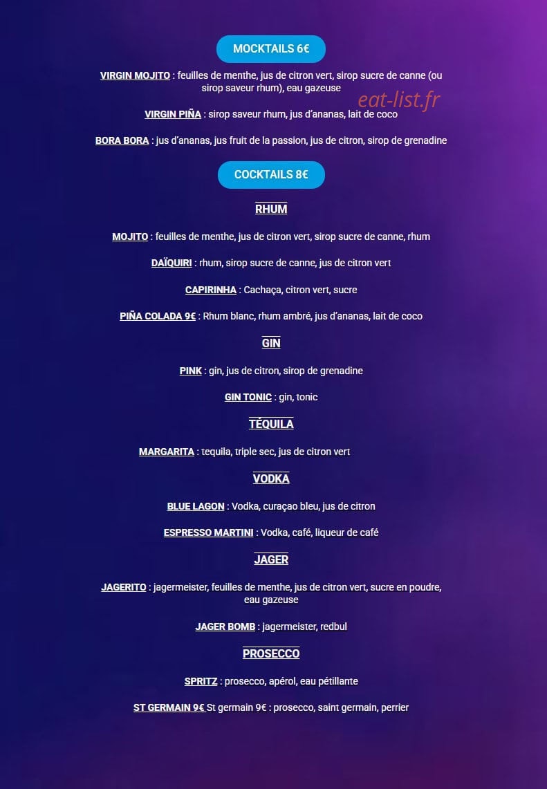 Le sept — carte page 4