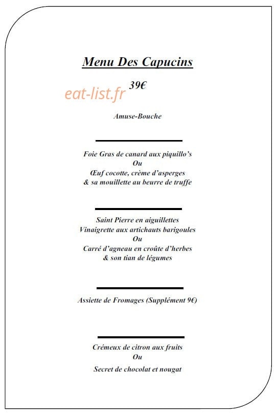 Abbaye Des Capucins — carte page 1