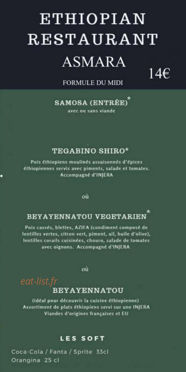 Asmara — carte page 1