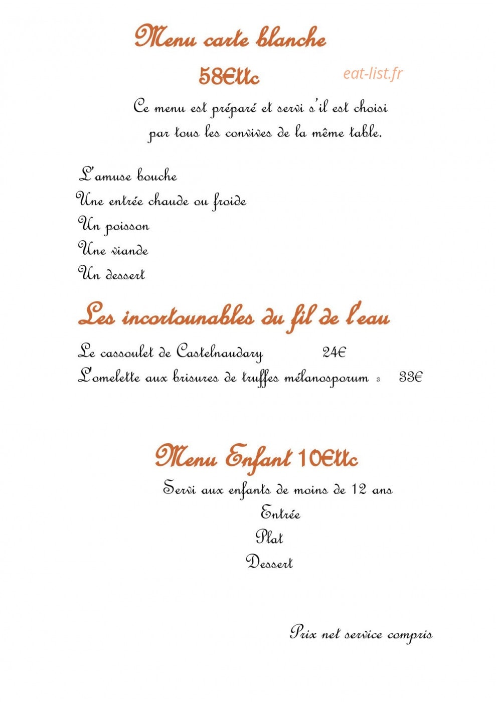 Au fil de l'eau — carte page 5