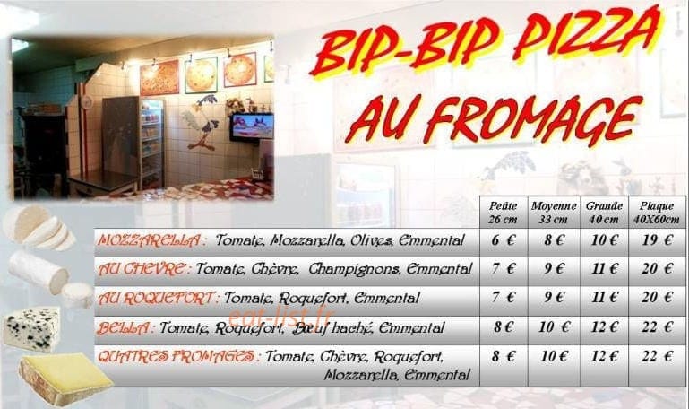 bip bip pizza — carte page 2
