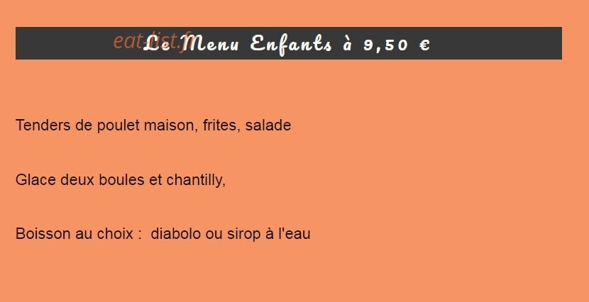 Chez Olympe — carte page 4