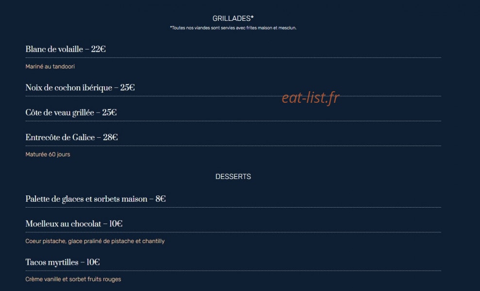 Du Bruit en Cuisine — carte page 3