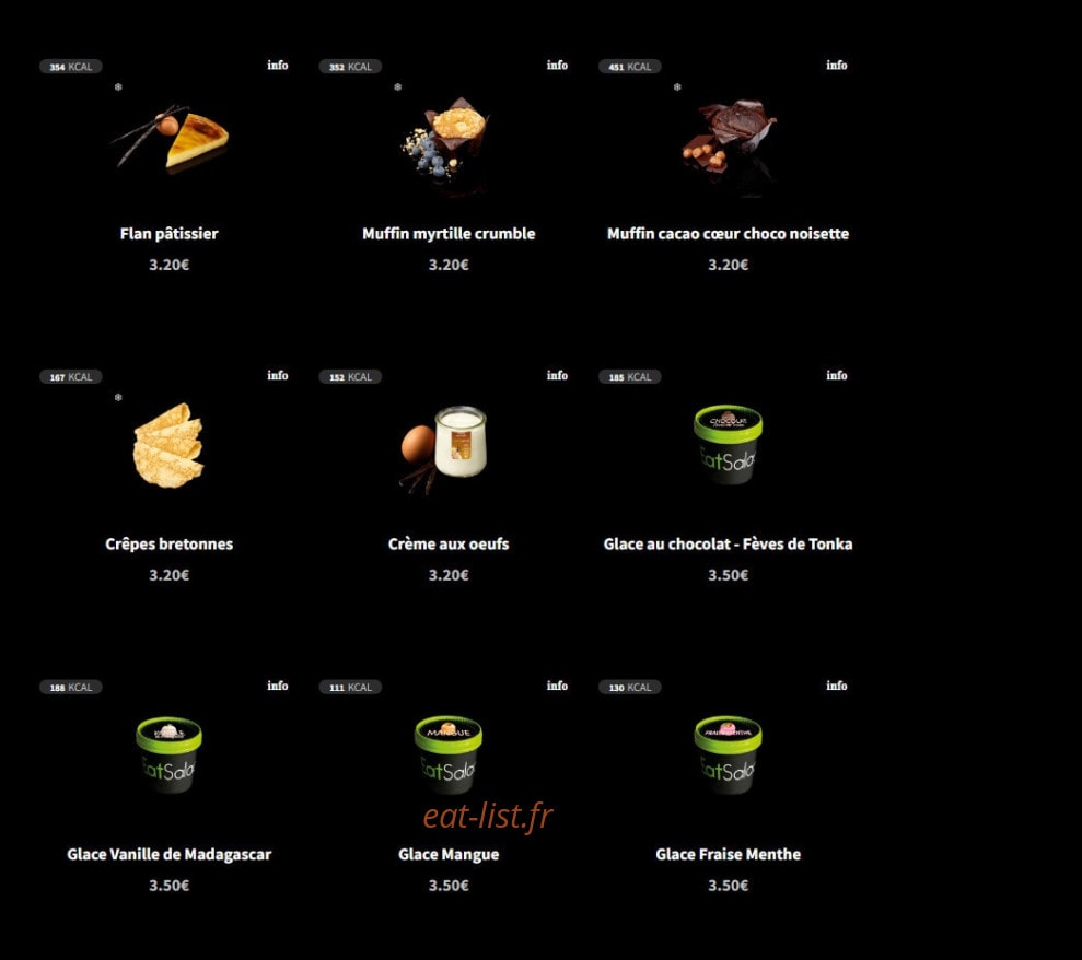 Eat Salad — carte page 11